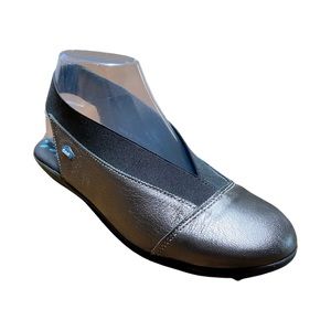 Cloud Size 6.5 Caliber Gunmetal Closed Toe Slingback Leather Comfortable Shoes